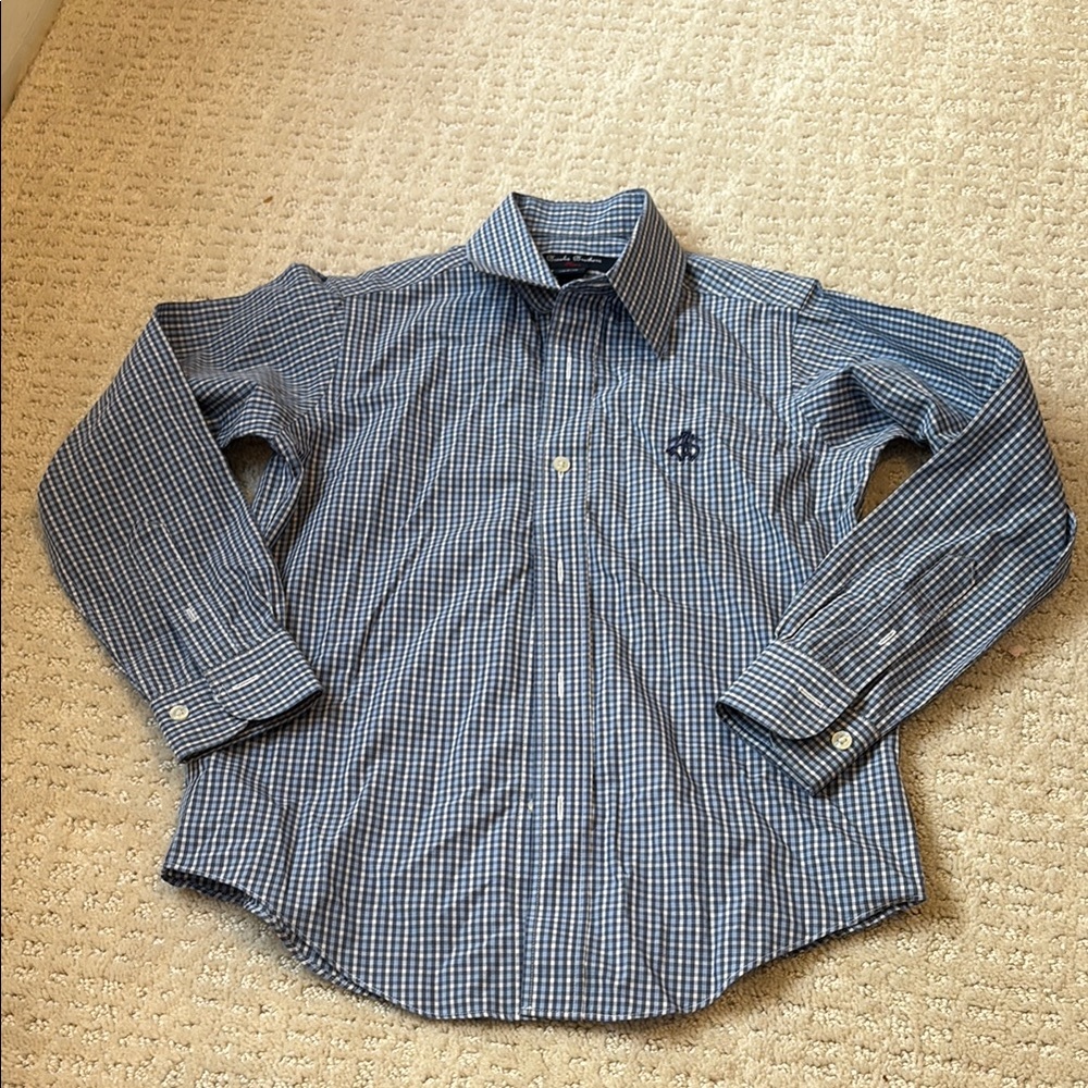 Brooks Brothers Blue and White Gingham Shirt